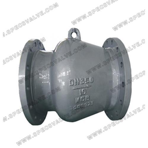 Axial flow check valve Axial flow check valve