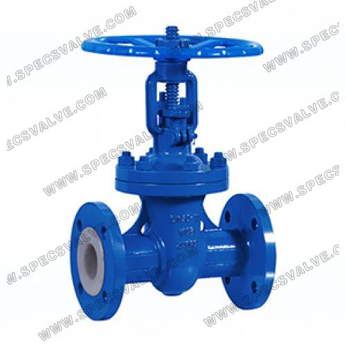 Lined Gate Valve Lined Gate Valve