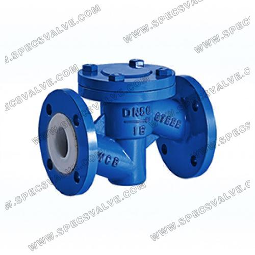Lined Lift Check Valve Lined Lift Check Valve