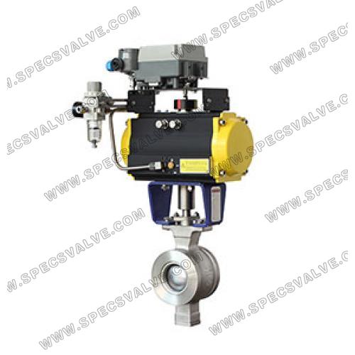 Stainless V-port segment ball valve Stainless V-port segment ball valve